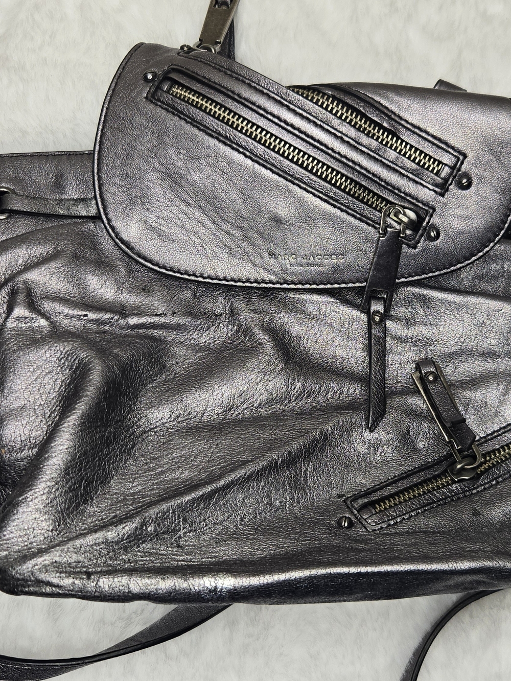 Marc Jacobs Black Leather Crossbody Bag